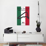 F1 Mexico Race Track // Chungkong (26"W x 18"H x 0.75"D)