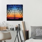 Electric Coloured Sky // Riekus Reinders (18"W x 18"H x 0.75"D)