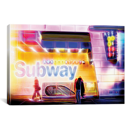 Subway // Philippe Hugonnard (26"W x 18"H x 0.75"D)