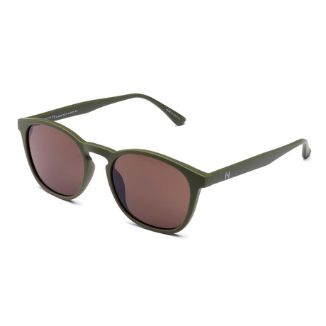 IST001 Pop Line Sunglasses // Army Green