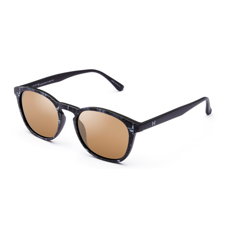 IST001 Pop Line Sunglasses // Black Worm