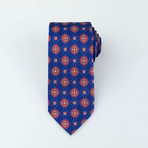 Goddard Silk Tie // Blue + Red