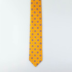 Levi Silk Tie // Yellow + Red