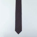 Aiden Silk Tie // Black + Orange