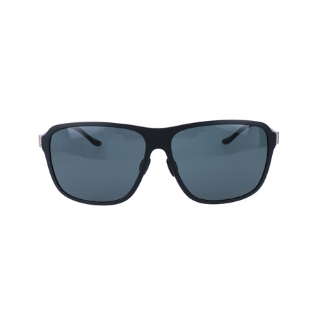 Sammy Sunglasses // Black + Green Lens