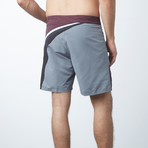 Monte Carlo Swim Trunk // Purple + Grey (35)