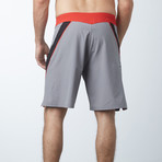 Leo Carillo Boardshorts // Gray + Orange (31)