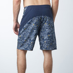 Printed Boardshort // Blue (30)