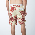 E Boardshort with Flap Back Pocket // Rust Multi (L)