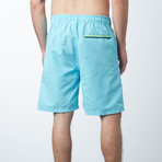 Retro E Boardshort // Light Blue (XL)