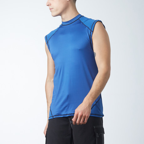 Sleeveless Rash Guard // Pacific Blue (S)