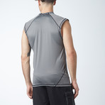 Sleeveless Rash Guard // Charcoal (M)