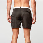 Saint Tropez 5" Swim Trunk // Black (32)