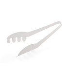 Matte White Spaghetti Tongs