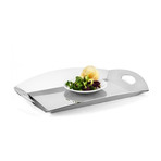 Plexi Matte Dove Gray Serving Tray