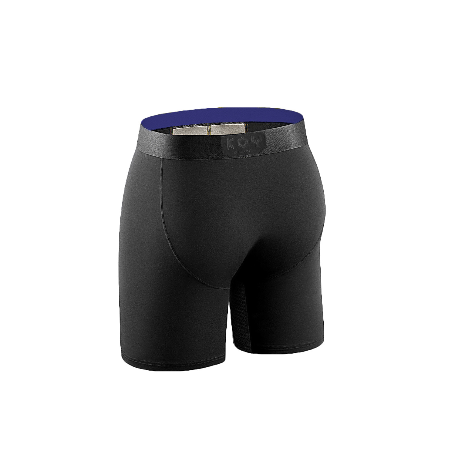 Silver Boxer Briefs 1.0 // Set of 2 // Black + Purple (XS) - Koy Gear ...