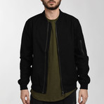 Black Bomber Jacket (Small)