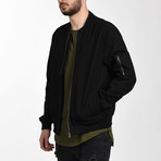 Black Bomber Jacket (Small)