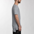 Elongated T-Shirt // Grey (Small)