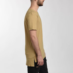 Elongated T-Shirt // Tan (Small)