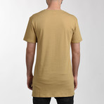 Elongated T-Shirt // Tan (Small)