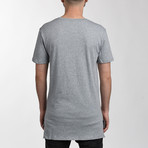 Elongated T-Shirt // Grey (Small)