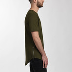 The Bobby Tee // Olive Short Sleeve (Small)