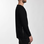 The Bobby Tee // Black Long Sleeve (Small)