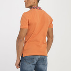 Steven Short Sleeve Polo // Orange (XS)