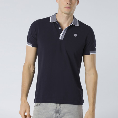 Short Sleeve Polo XII // Navy (XS)