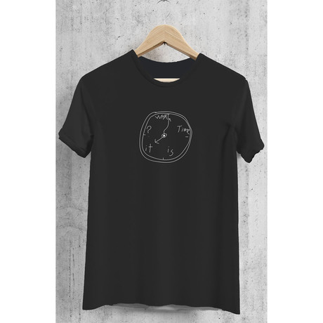 What Time Is It Tee // Black (S)