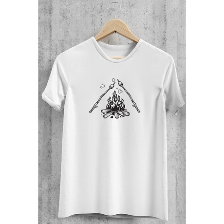 Fire Tee // White (S)