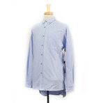 Fear Of God // Fourth Collection Cotton Button Down Oxford Casual Shirt // Blue (L)