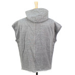Sleeveless Hoodie // Gray (XS)
