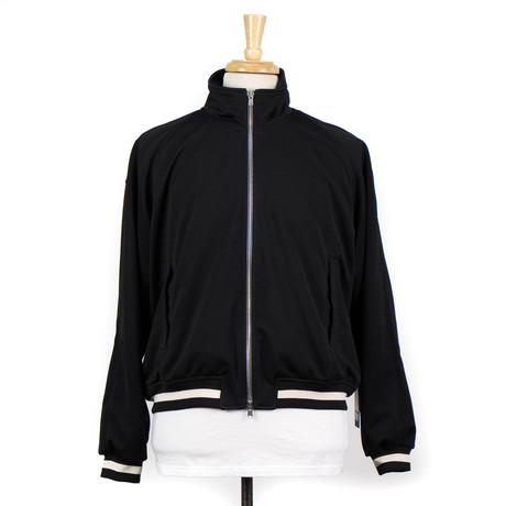 Zip-Up Bomber Jacket // Black (XS)