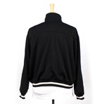 Zip-Up Bomber Jacket // Black (XS)