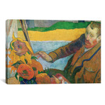 Van Gogh Painting Sunflowers, 1888 // Paul Gauguin (18"W x 12"H x 0.75"D)