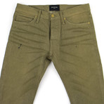 Fear Of God // Fifth Collection Green Denim Slim Fit Jeans // Green (27)