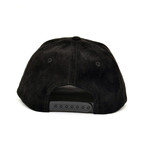 American Flag Suede Snapback (Black Suede)