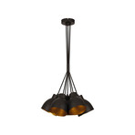Multiple Black Pendant Modern Lamp