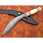 Damascus Kukri Knife // KK-30