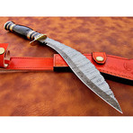 Damascus Kukri Knife // KK-31