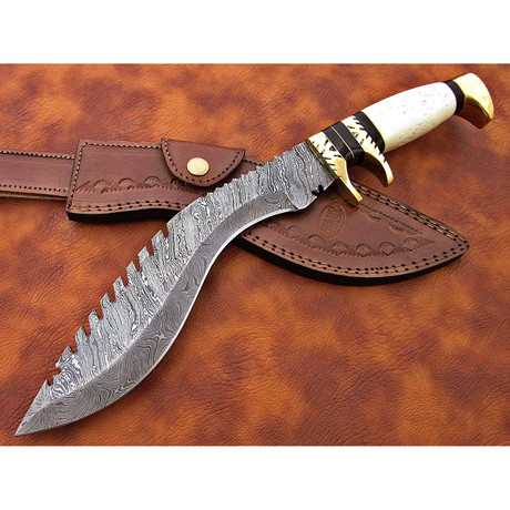 Damascus Kukri Knife // KK-34