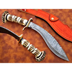 Damascus Kukri Knife // KK-37