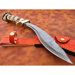 Damascus Kukri Knife // KK-37