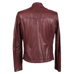 Marco Leather Jacket // Red (XS)