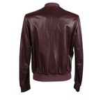 Jacopo Leather Jacket // Wine (S)