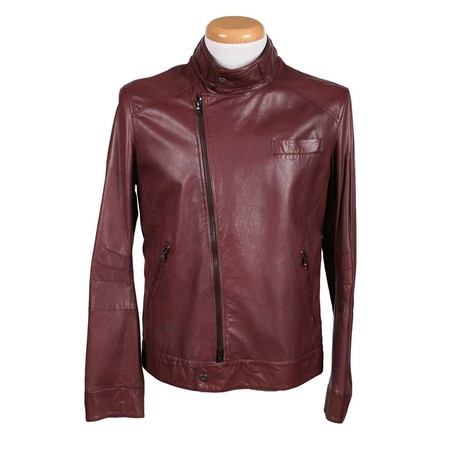 Michele Leather Jacket // Red (S)