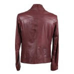 Michele Leather Jacket // Red (S)