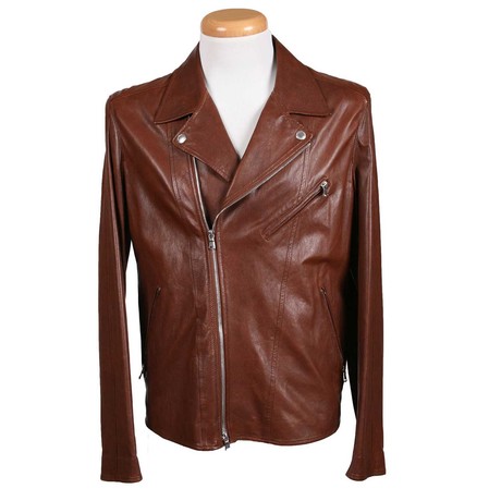 Andrea Leather Jacket // Cognac (S)